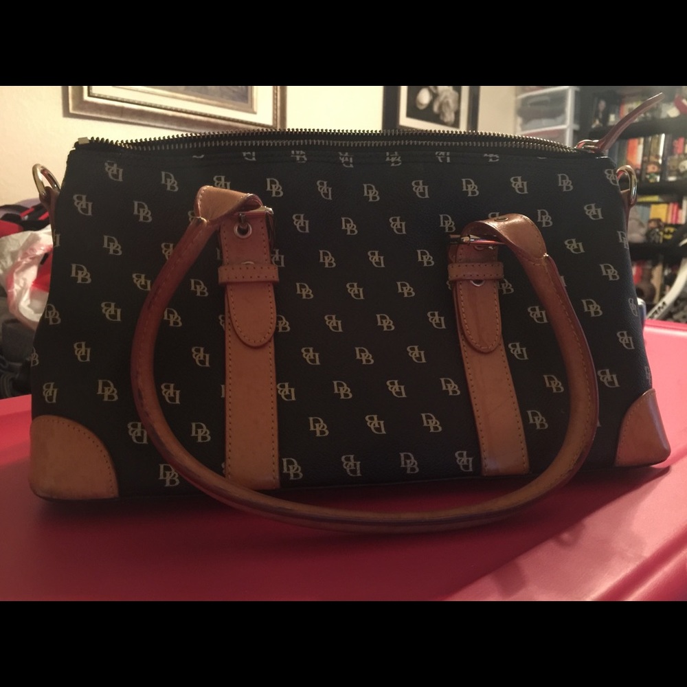 Dooney and Bourke black and brown purse